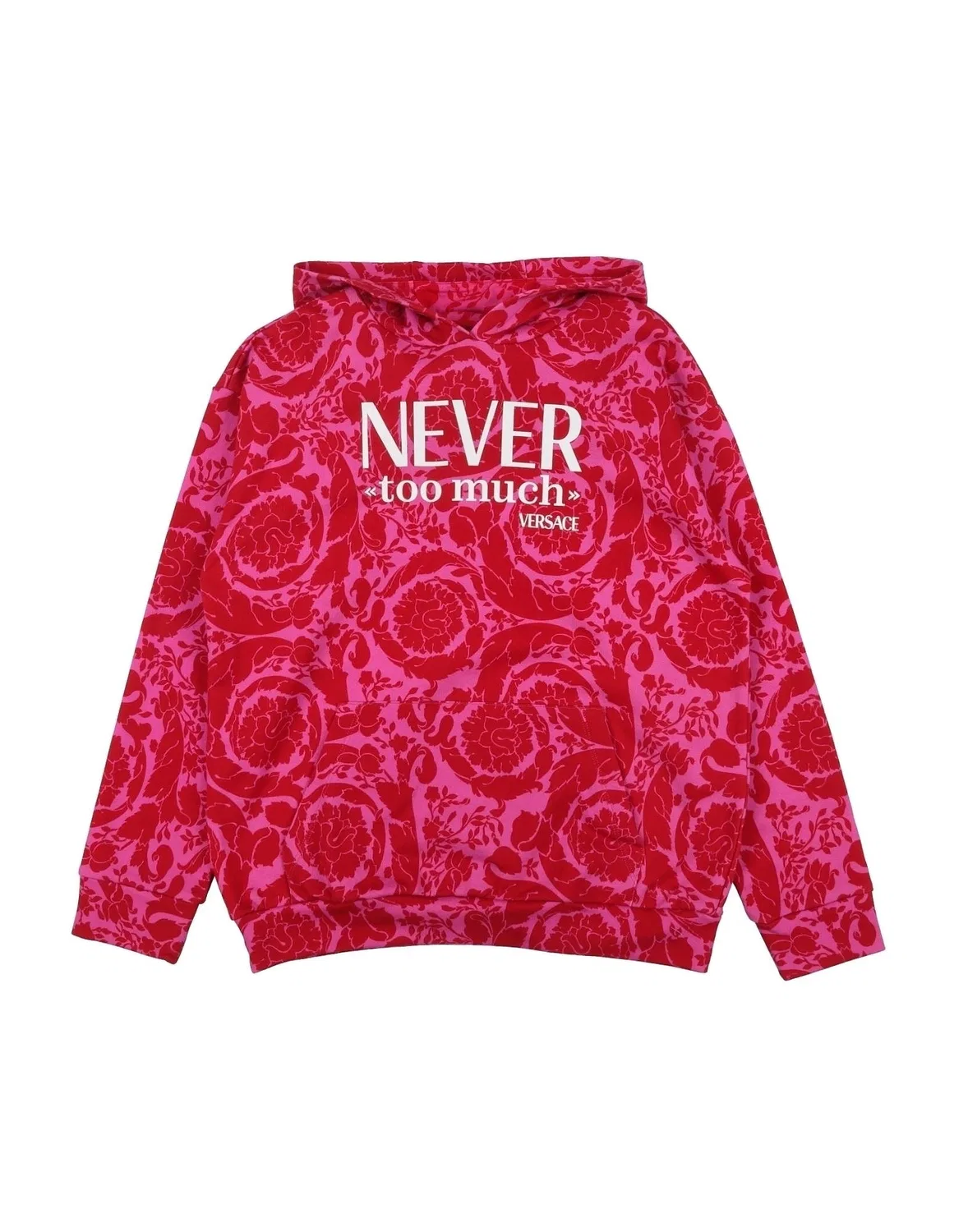 Футерная толстовка с принтом Versace Young, красный