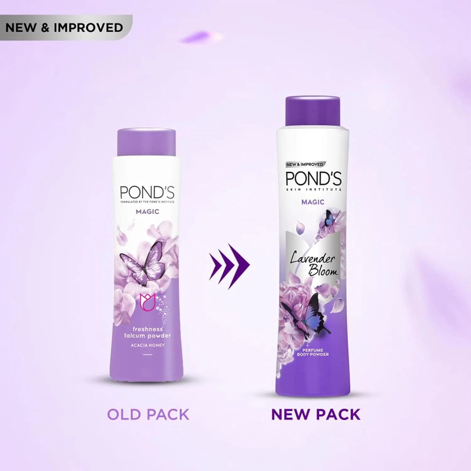 Тальк Ponds Magic Talc Powder, 400 г, аромат Acacia Honey Pond'S — фото 2
