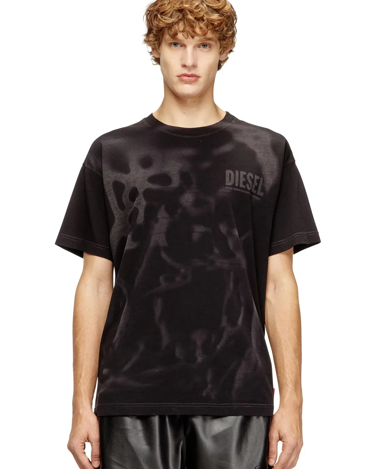 Мужская футболка с длинным рукавом Diesel, Negro