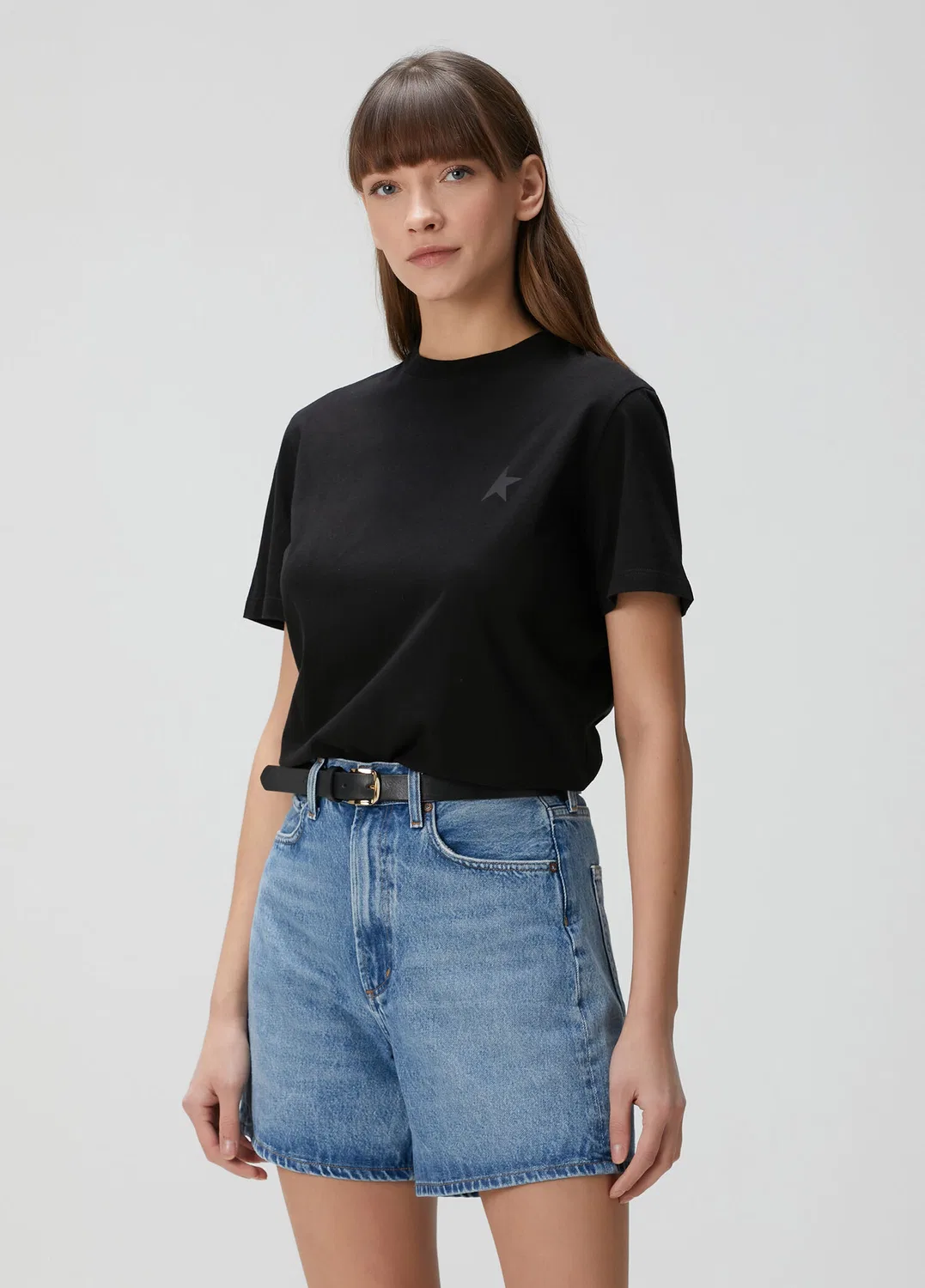 Футболка Regular Fit Golden Goose, black — фото 3