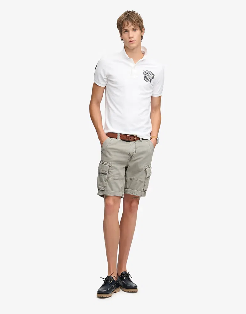 Шорты-карго Superdry Core светло-хаки — фото 3