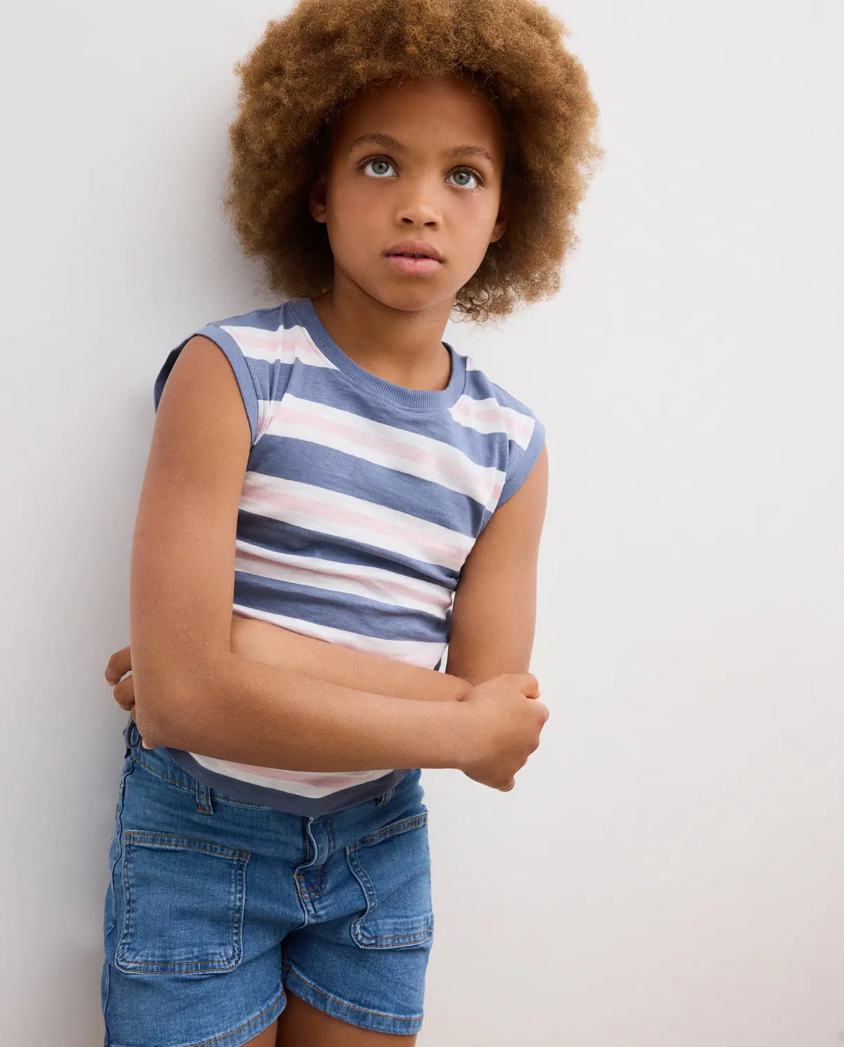 Детские джинсовые шорты для девочек Kids El Corte Inglés, Azul Intenso