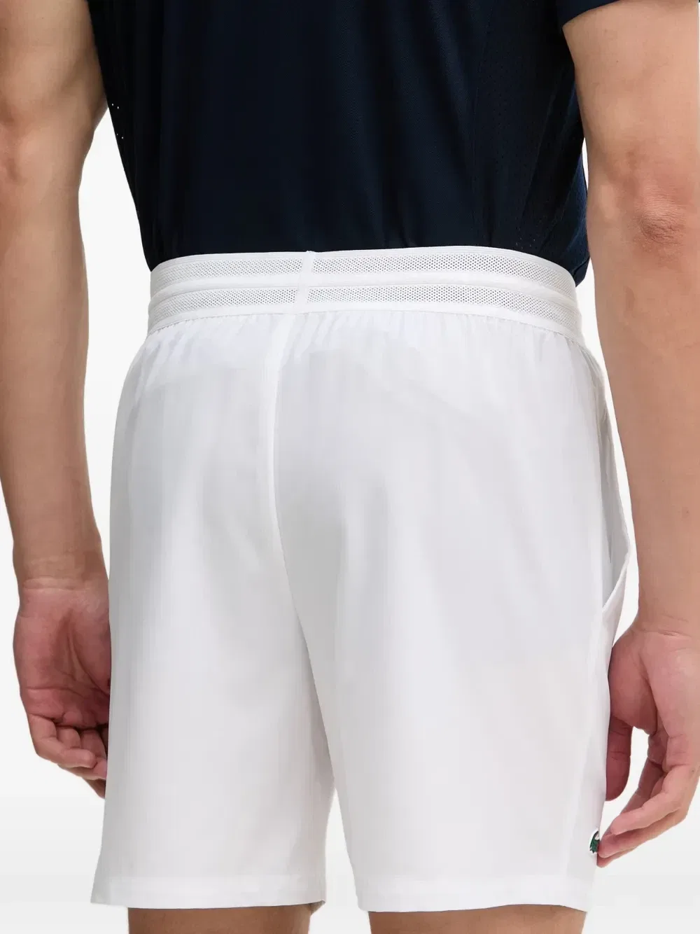 Шорты Lacoste Теннисные с Нашивкой, Белые — фото 3