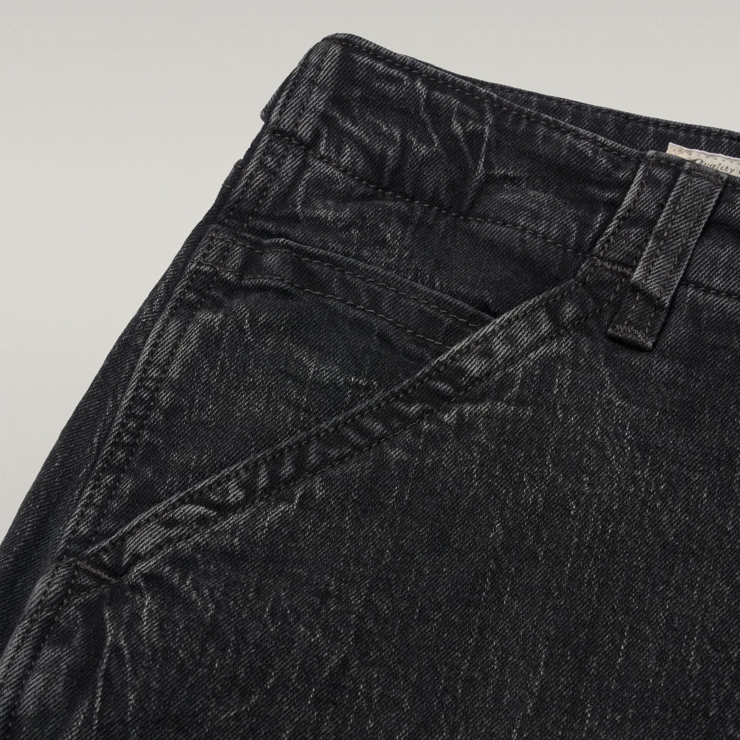 Мужские джинсы Moderate Scimitar Levis, Black — фото 4