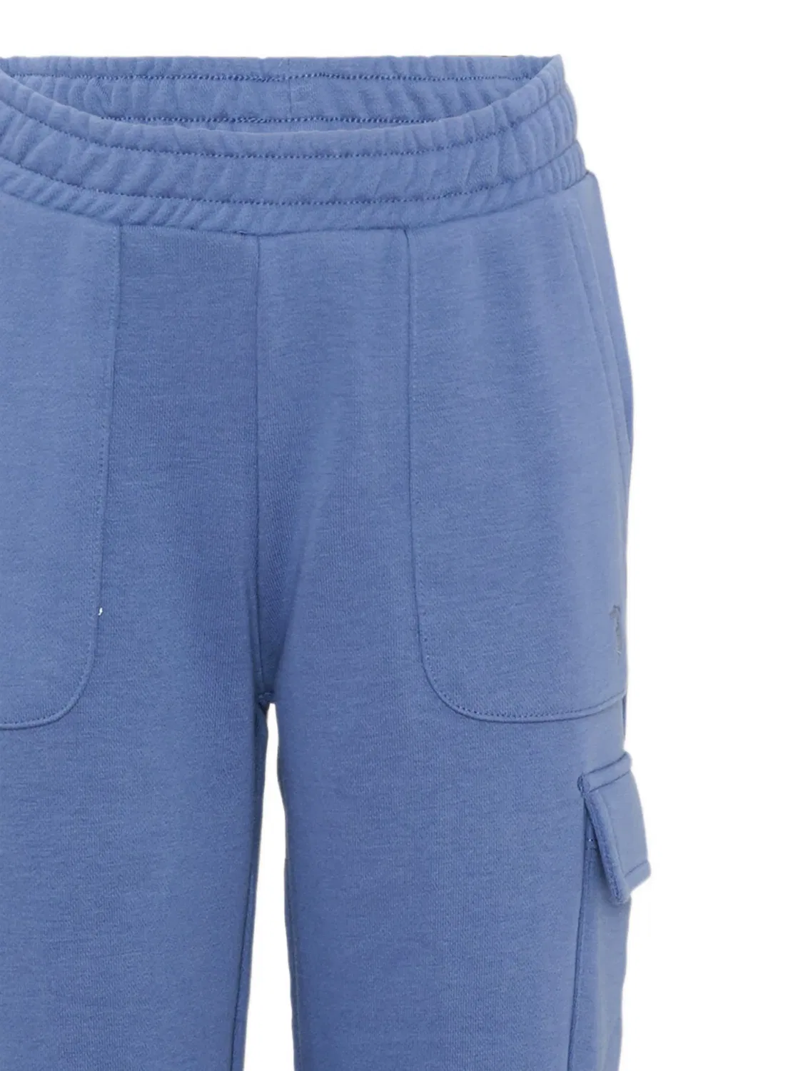 Спортивные брюки с эластичным поясом Trussardi Junior, синий — фото 4