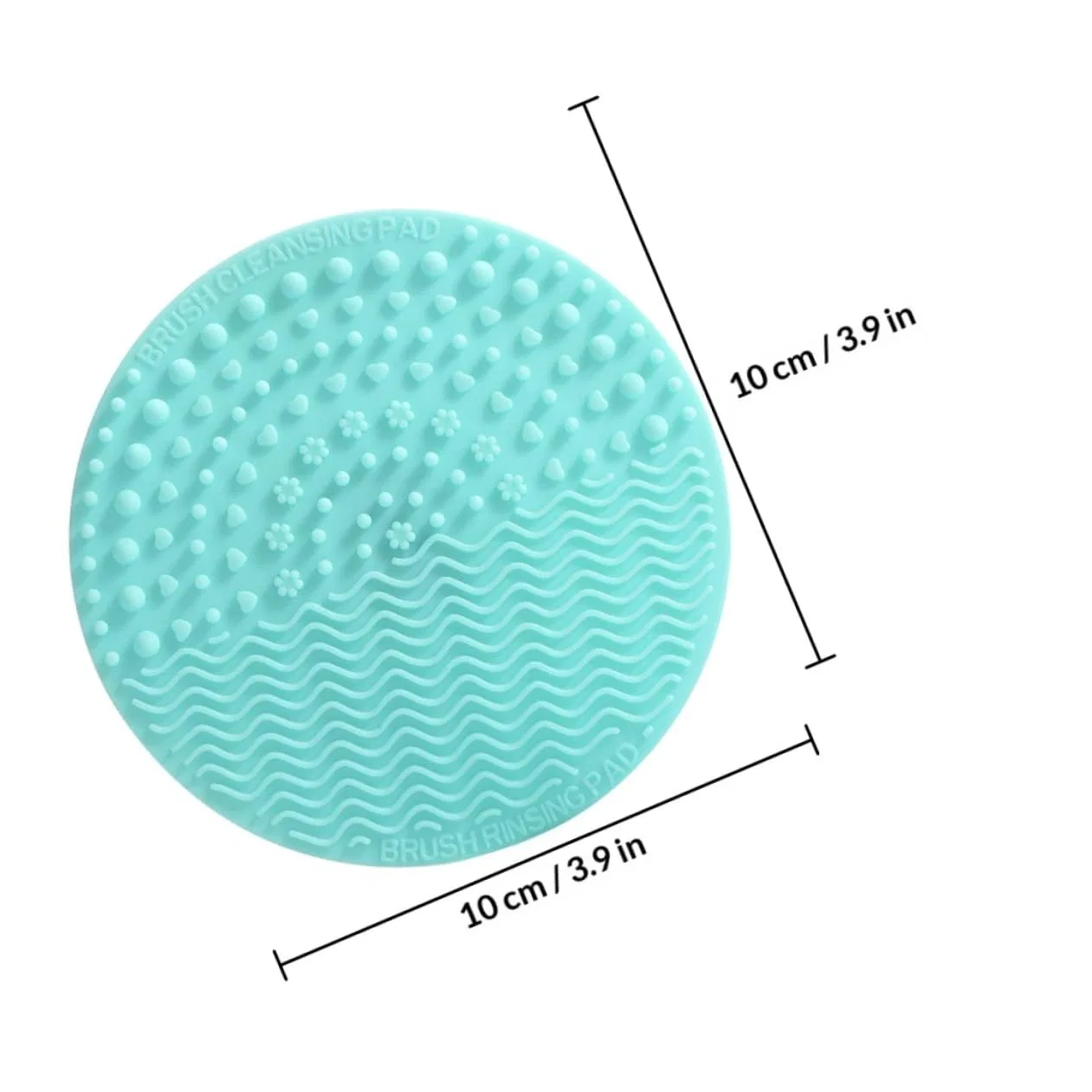 Набор для чистки кистей Silicone Pad, VALICLUD, 2 шт, 10x10x4.5 см — фото 2