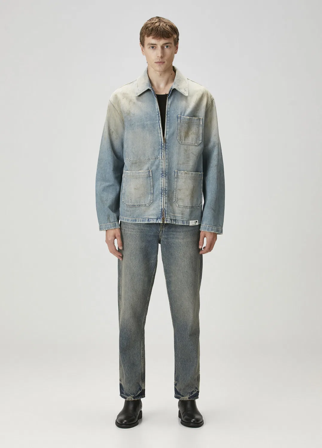 Джинсовая куртка Golden Goose, blue — фото 2