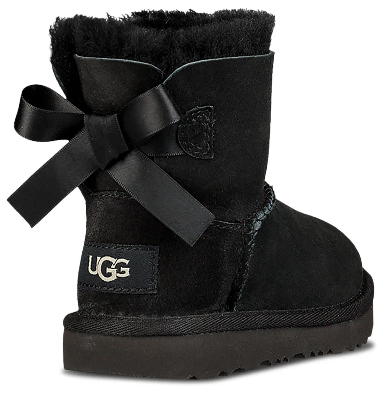 Ботинки детские UGG Mini Bailey Bow, черный — фото 3