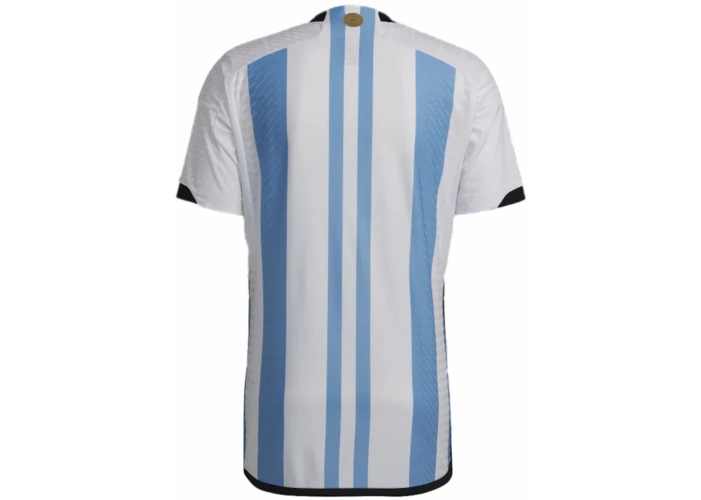 Мужская футбольная футболка с принтом Jersey Adidas, White/Light Blue — фото 2