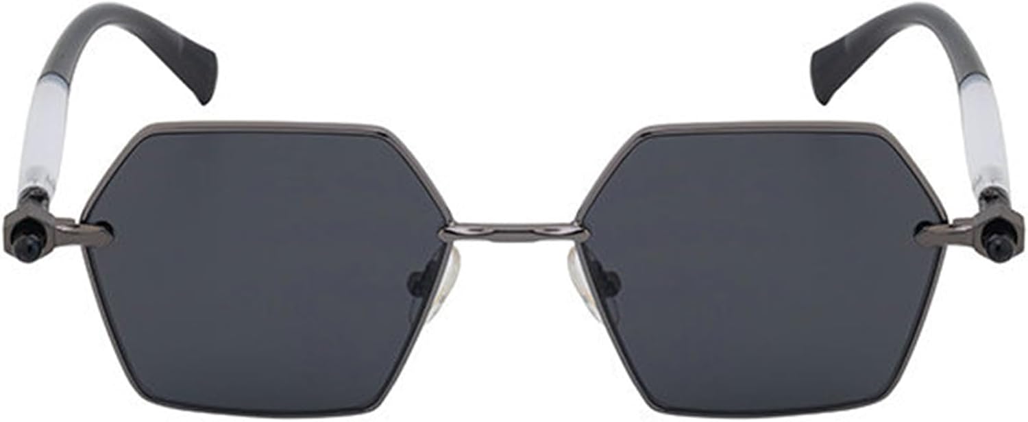 

Солнцезащитные очки Willochra маленького квадратного шестиугольного размера для женщин, ретро-очки для мужчин, металлическая оправа, многоугольные солнцезащитные очки, винтажные градиентные очки, защита от УФ-излучения UV400, C2