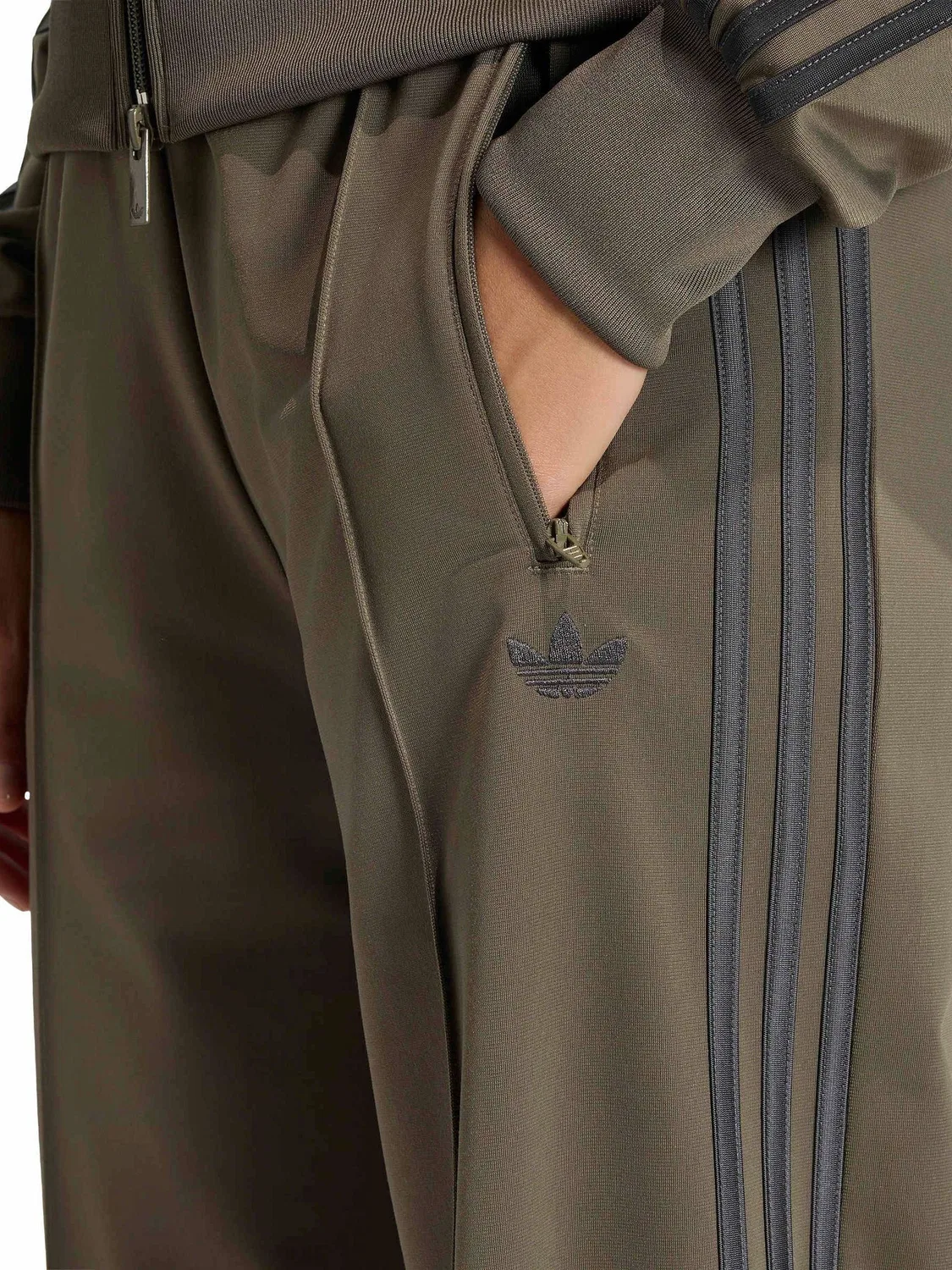 Adidas Originals Свободные брюки цвета хаки зеленого цвета Firebird — фото 4