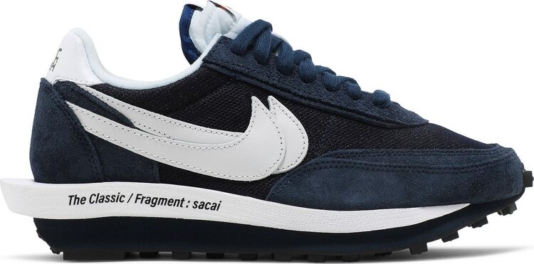 

Кроссовки Nike Fragment Design x sacai x LDV Waffle 'Blackened Blue', синий