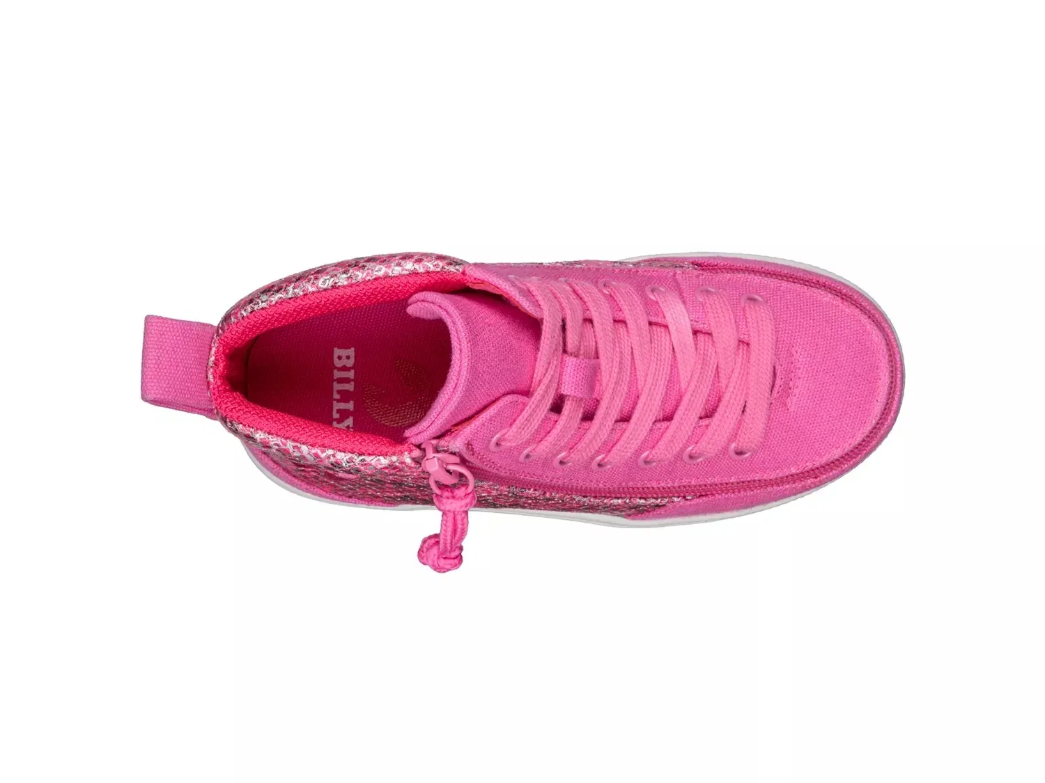 Кроссовки высокие Classic II, Fuchsia Snake Print, BILLY Footwear — фото 4