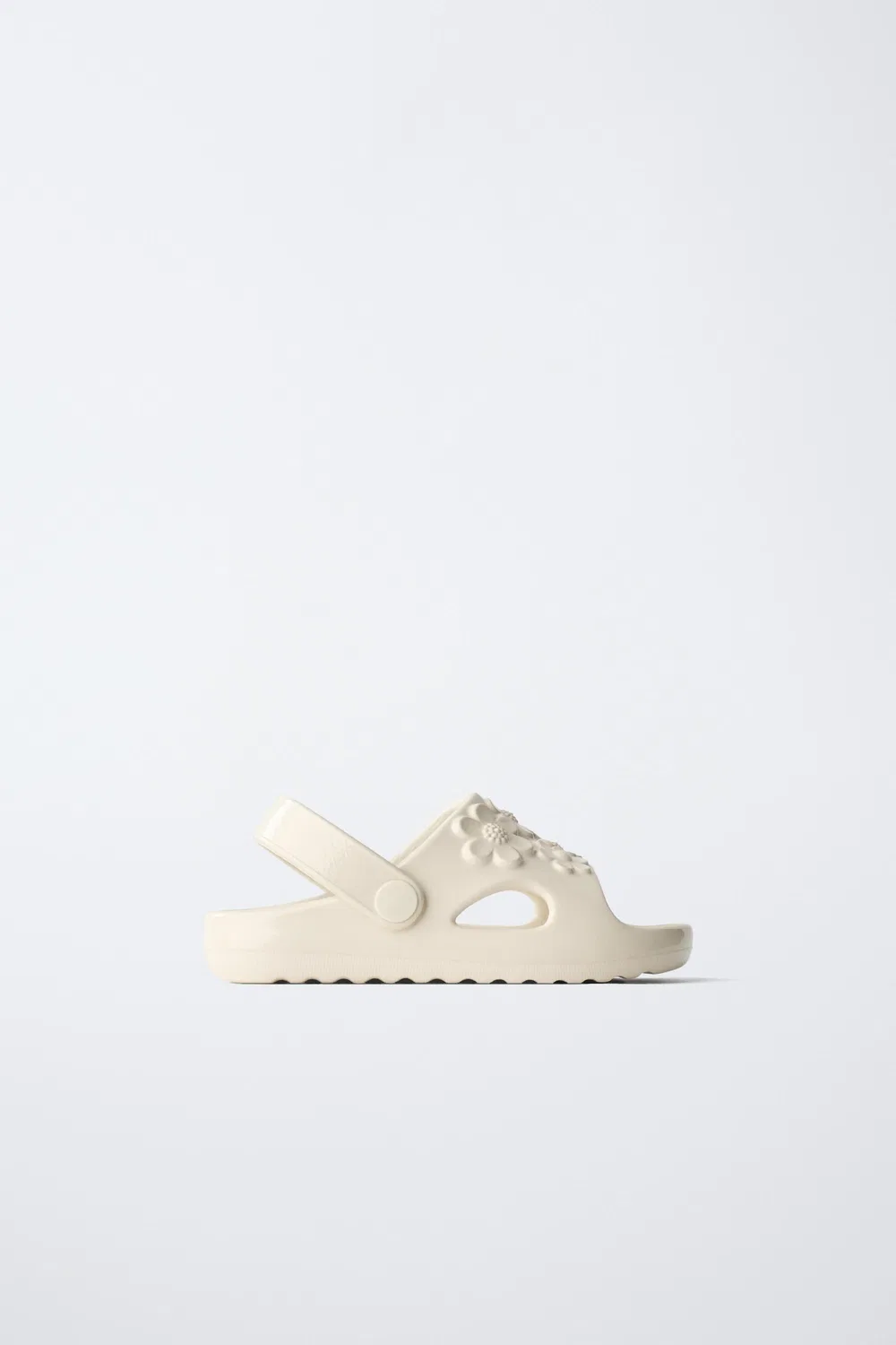 Сандалии-шлепанцы в стиле фэнтези ZARA, Ecru White