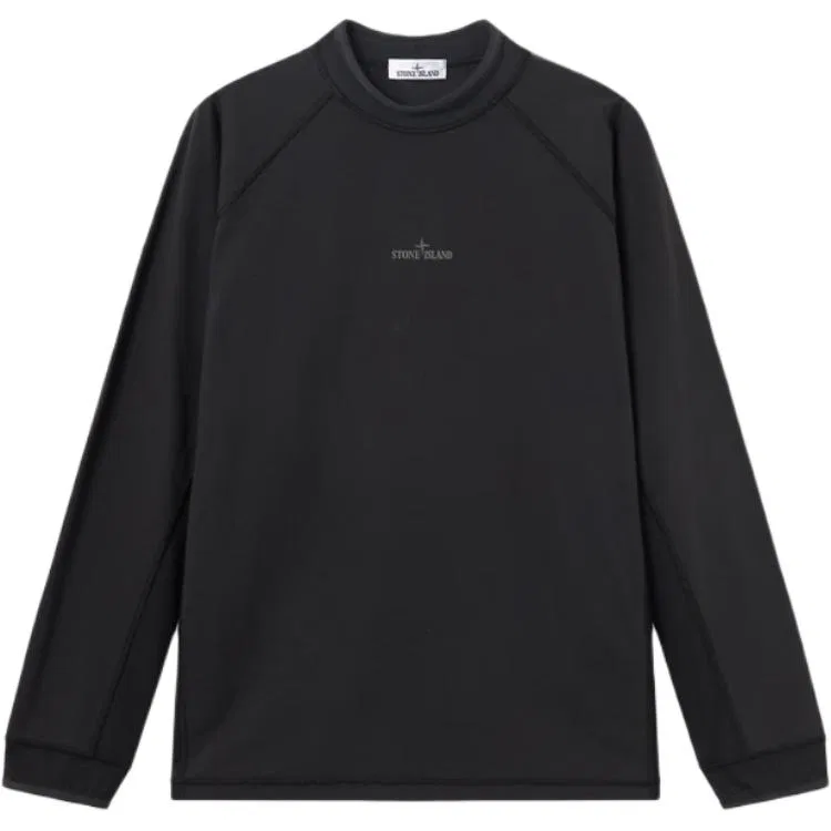 Мужская футболка из органического хлопка SS26 Combed Organic Cotton Jersey/Mercerized Stone Island, Black