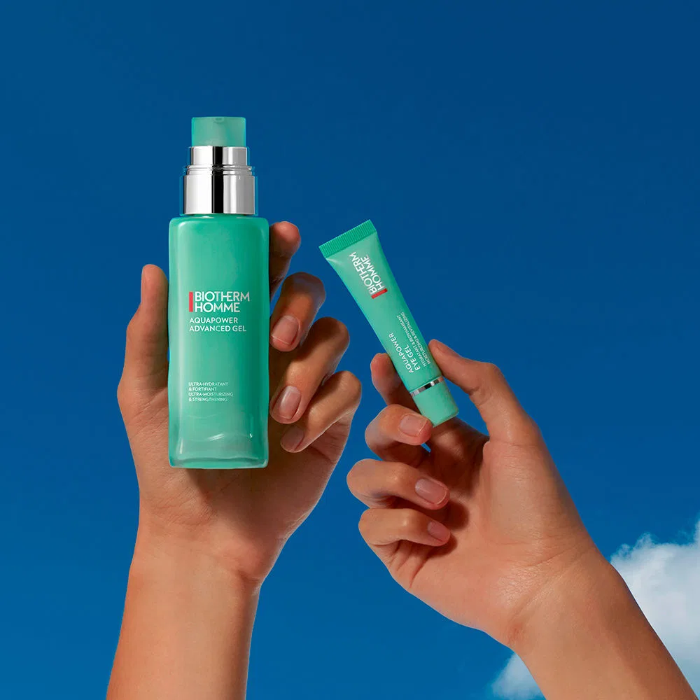 Гель для контура глаз от темных кругов и мешков Homme Aquapower Eye De-Puffer, 15 мл Biotherm — фото 3