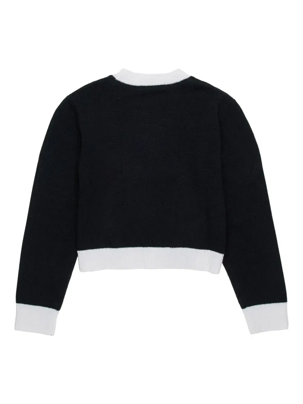 Джемпер вязки интарсия Marni Kids, черный — фото 2