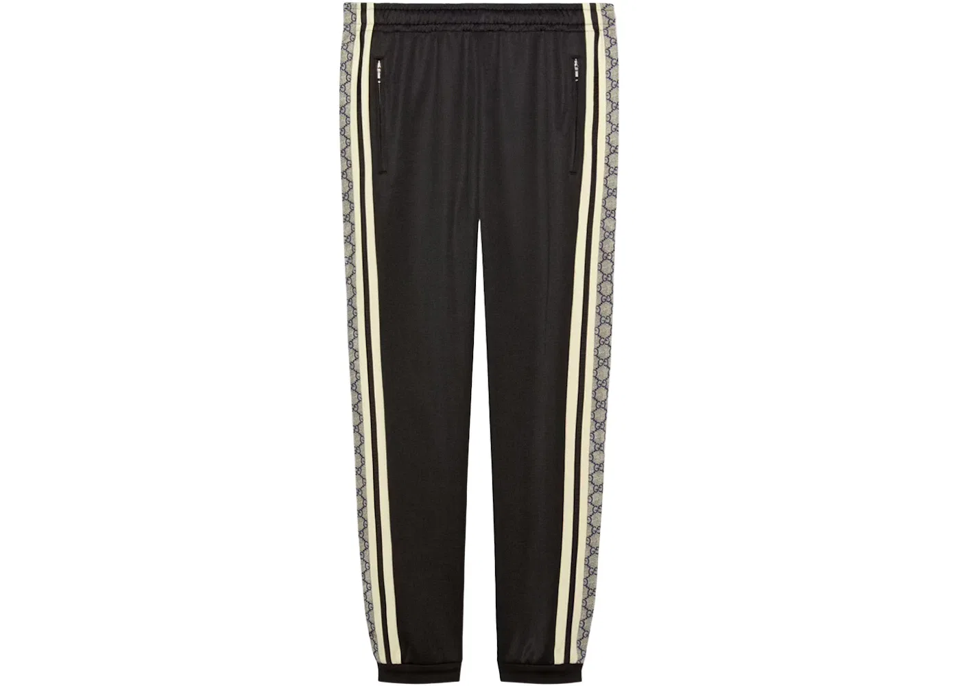 Мужские спортивные штаны технического трикотажа Jogging Pant Gucci, Black/Ivory
