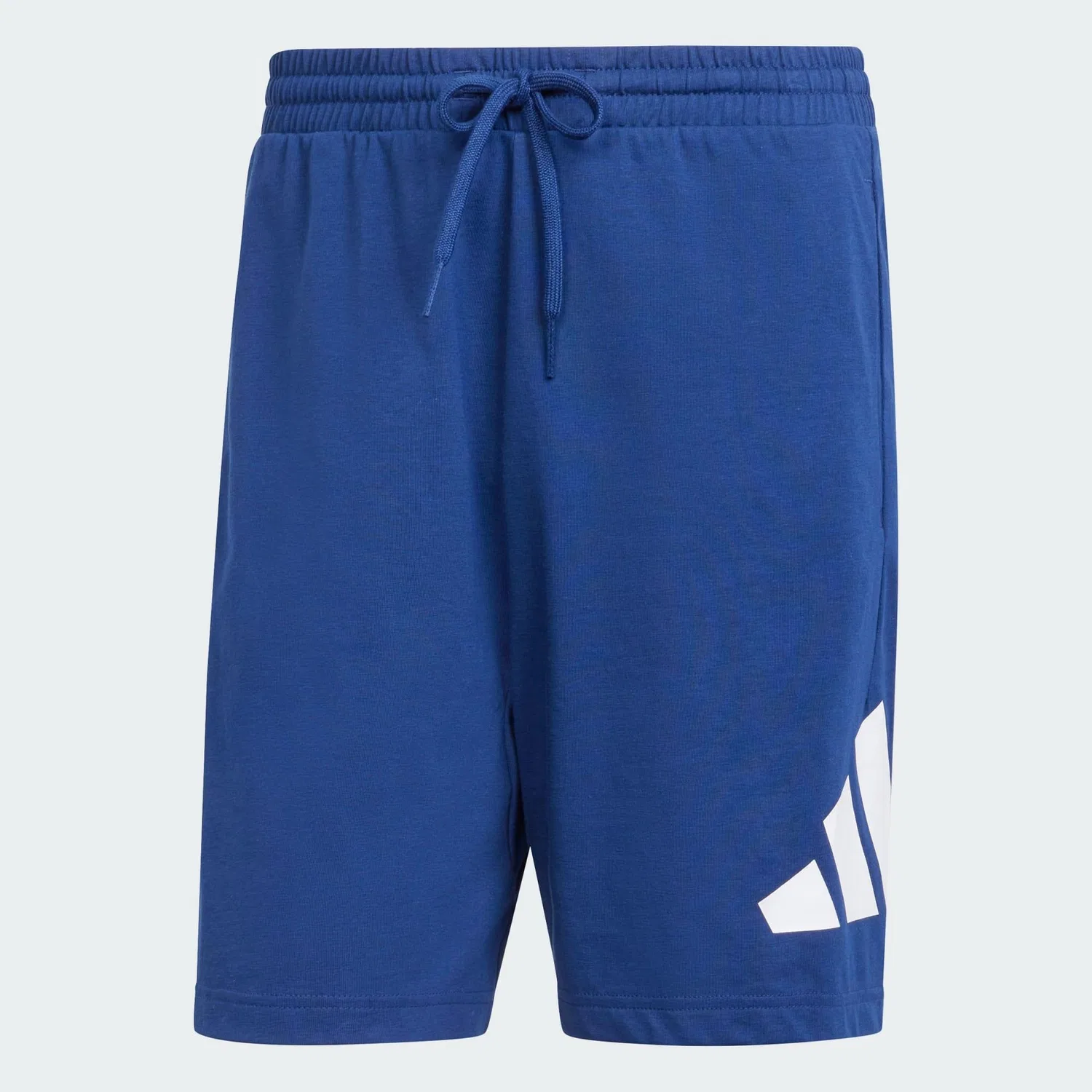 Мужские спортивные шорты с логотипом Essentials Big Logo Single Jersey Shorts Adidas, Dunkelblau Weiss — фото 2