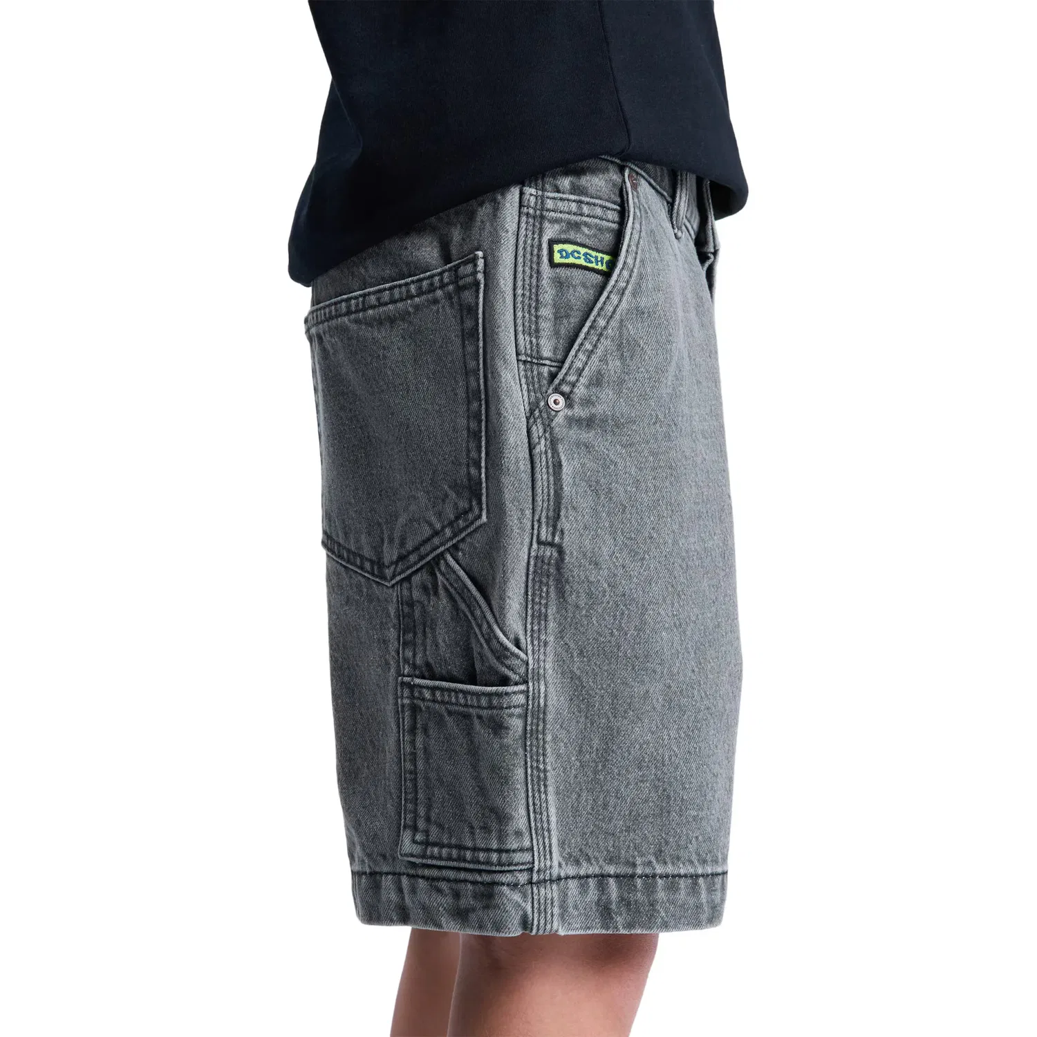 Детские шорты для мальчиков из денима Carpenter Baggy DC Shoes, Gris — фото 4
