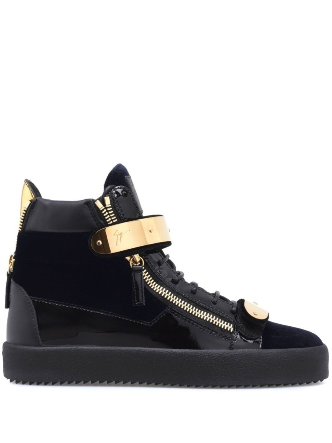 

Giuseppe Zanotti высокие кеды Coby, черный