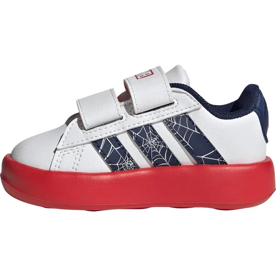 Детские спортивные кроссовки с принтом Spider-Man Grand Court adidas, Разноцветный — фото 2