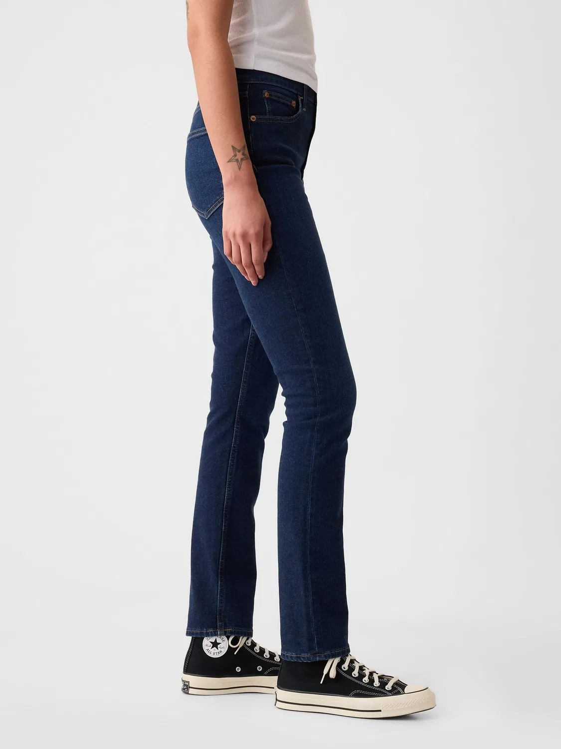 Джинсы винтажные slim Gap, синие — фото 4