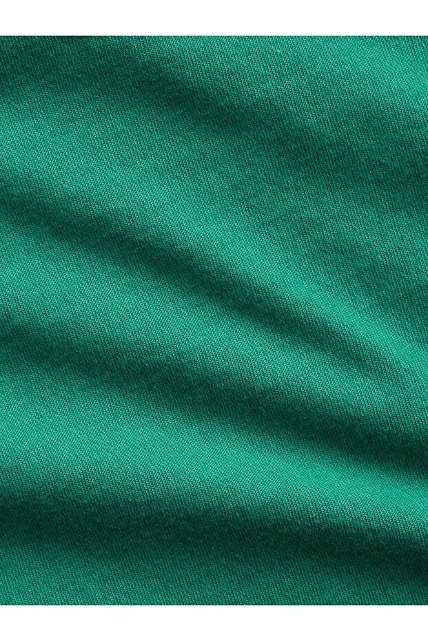 Женская футболка хлопковая с v-образным вырезом Gap, Green-008 — фото 3