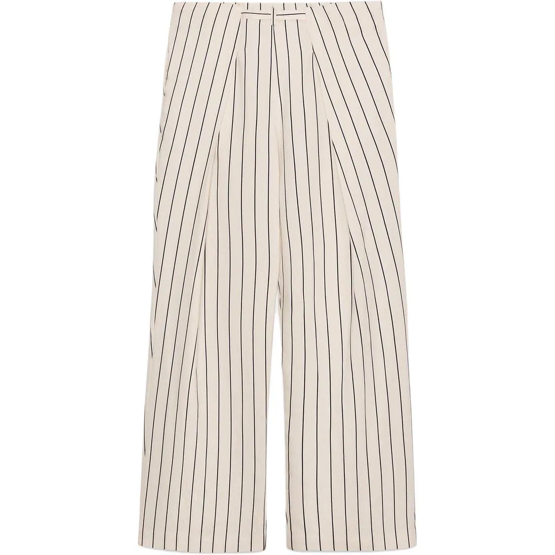 Женские брюки свободного кроя Nude/Sea Blue ZARA, Nude/Sea Blue — фото 3