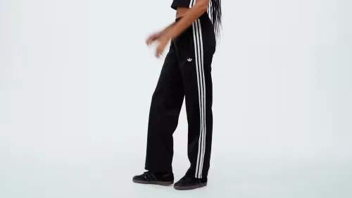 Женские спортивные брюки с вязаной отделкой крючком Firebird, Adidas Originals, черный — фото 2
