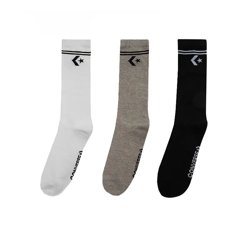 

Носки до середины икры Unisex 3 Pack Converse, черный, белый, серый (3 пары)