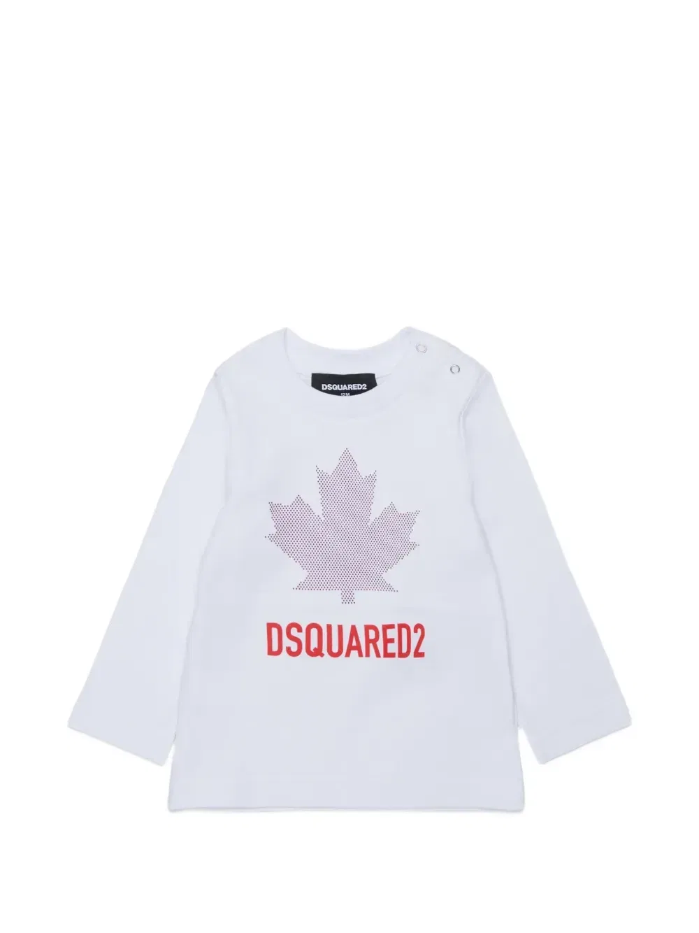 Топ с логотипом Dsquared2 Kids, белый