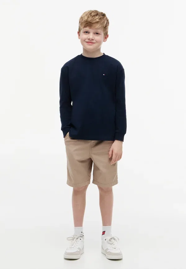 Футболка с длинным рукавом хлопковая Tommy Hilfiger, темно-синий — фото 2