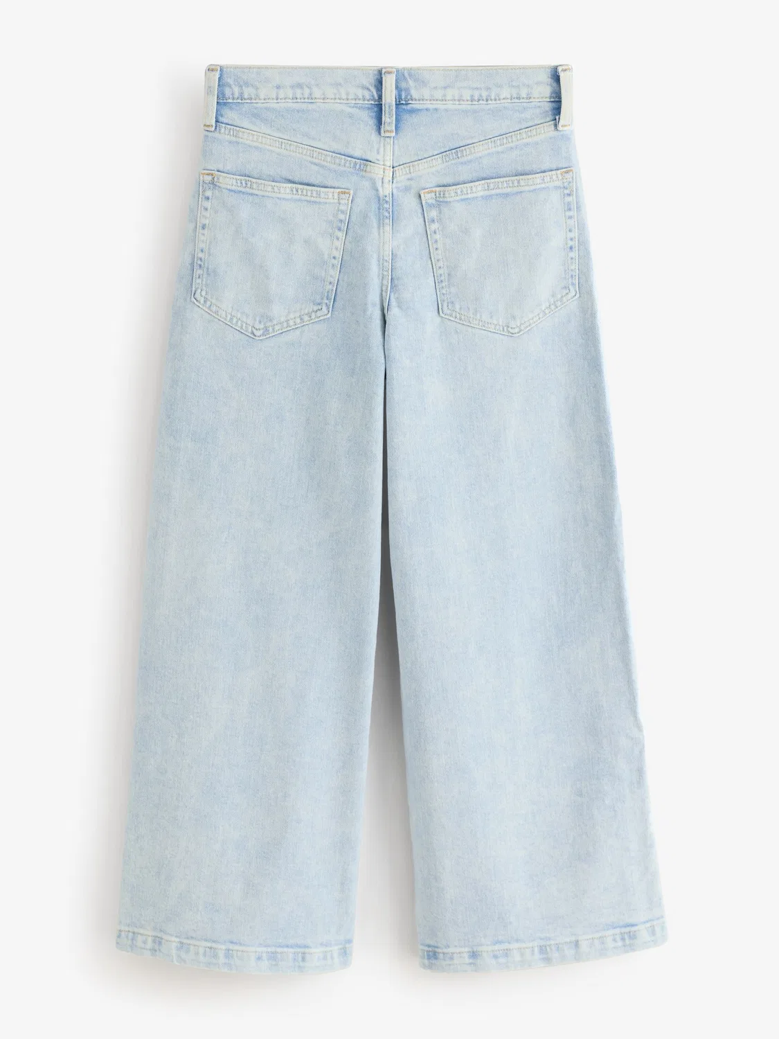 Джинсы с высокой посадкой, широкие, модель Light Wash High Waisted Wide Leg Ankle Gap, Light Wash — фото 2