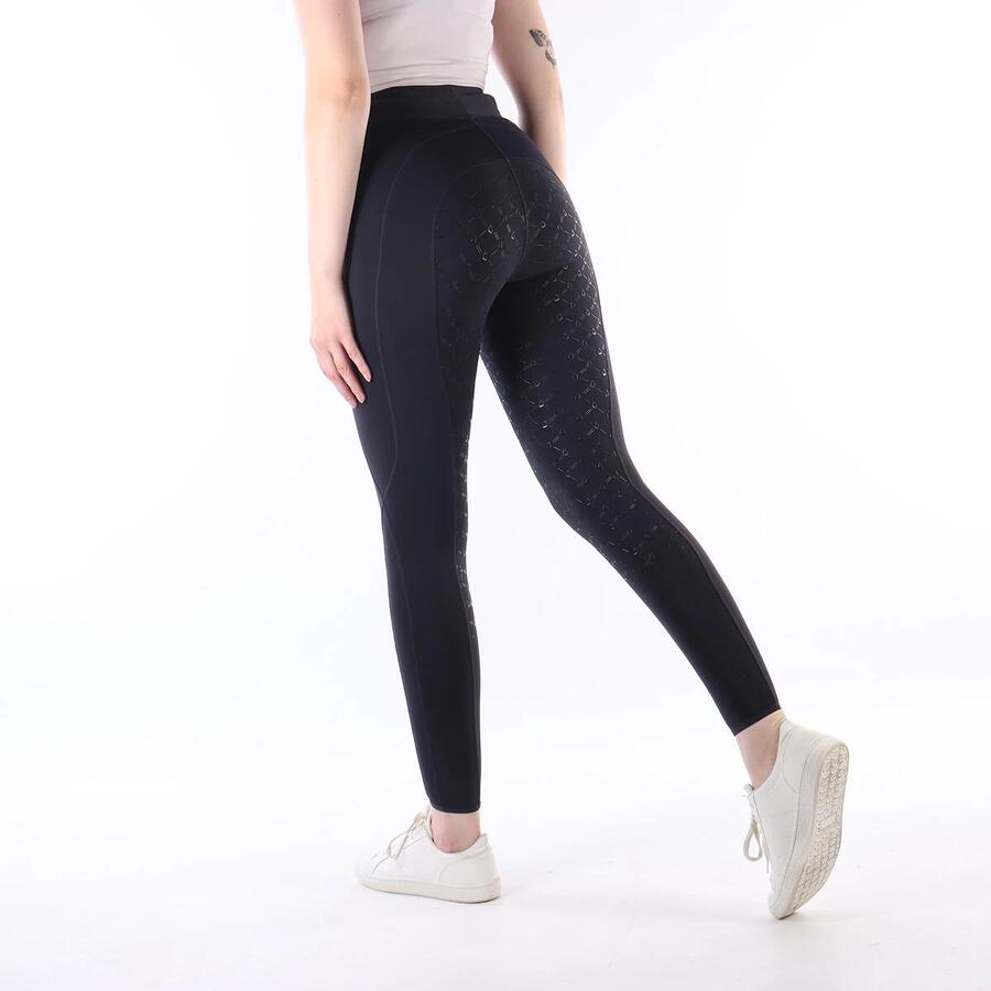 

Леггинсы для верховой езды EJphebe, силиконовые, с полной посадкой, Epplejeck, темно-синие