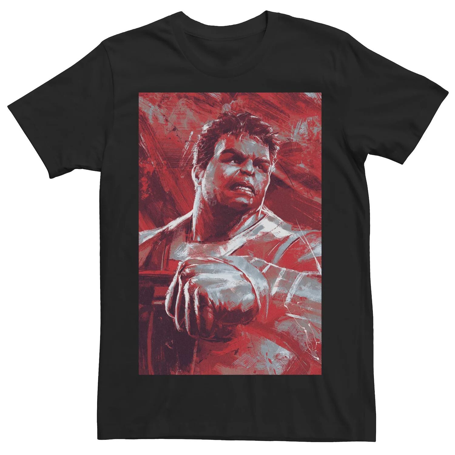 

Мужская футболка с рисунком Avengers Endgame Hulk, Black Marvel, черный