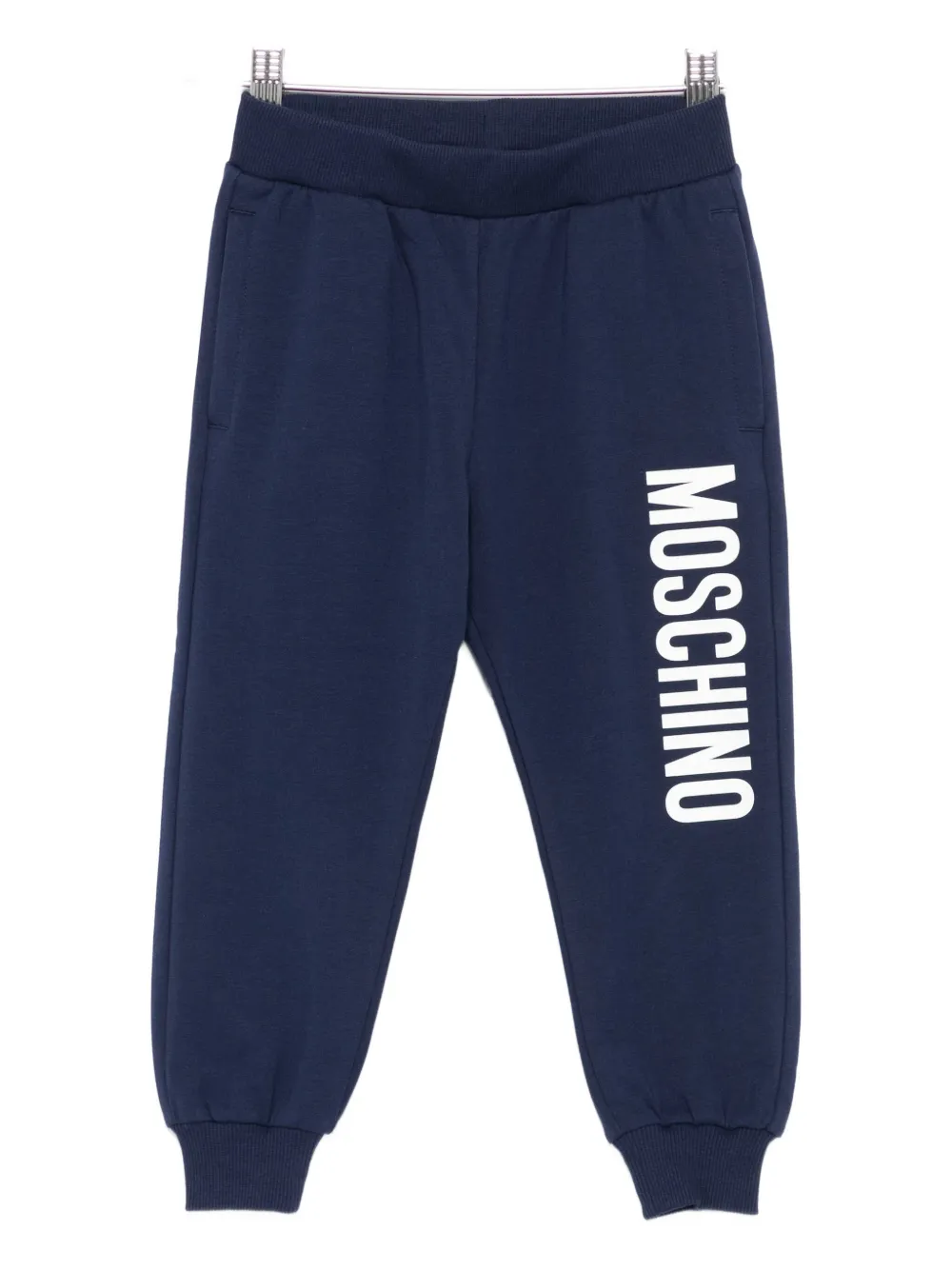 

Брюки с логотипом Moschino Kids, синий