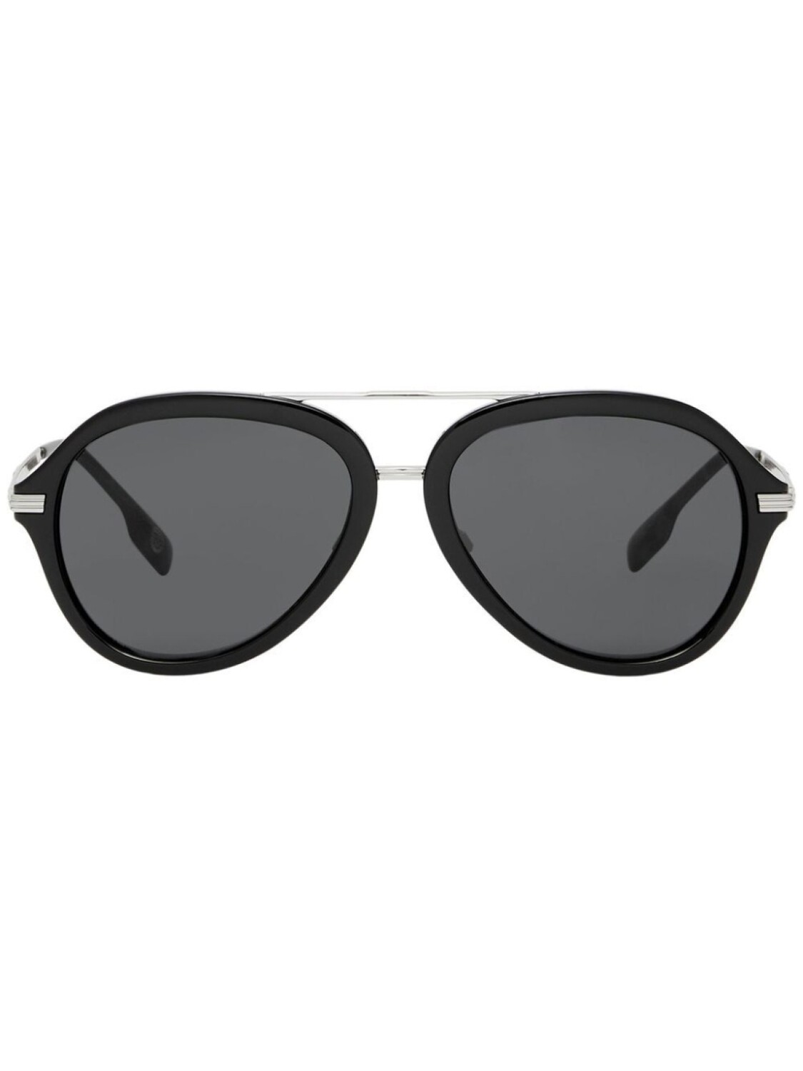 

Burberry солнцезащитные очки-пилоты, черный