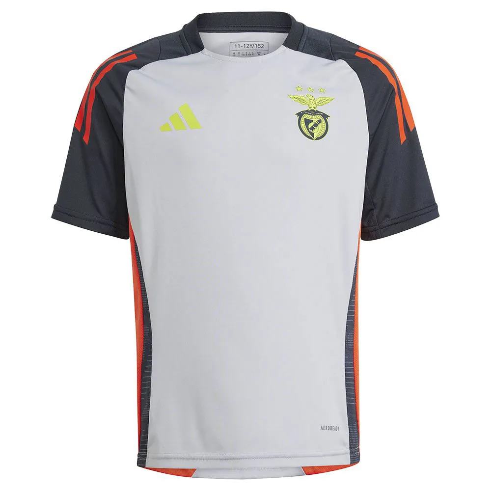 Футболка с коротким рукавом adidas Benfica 24/25 junior, белый — фото 3