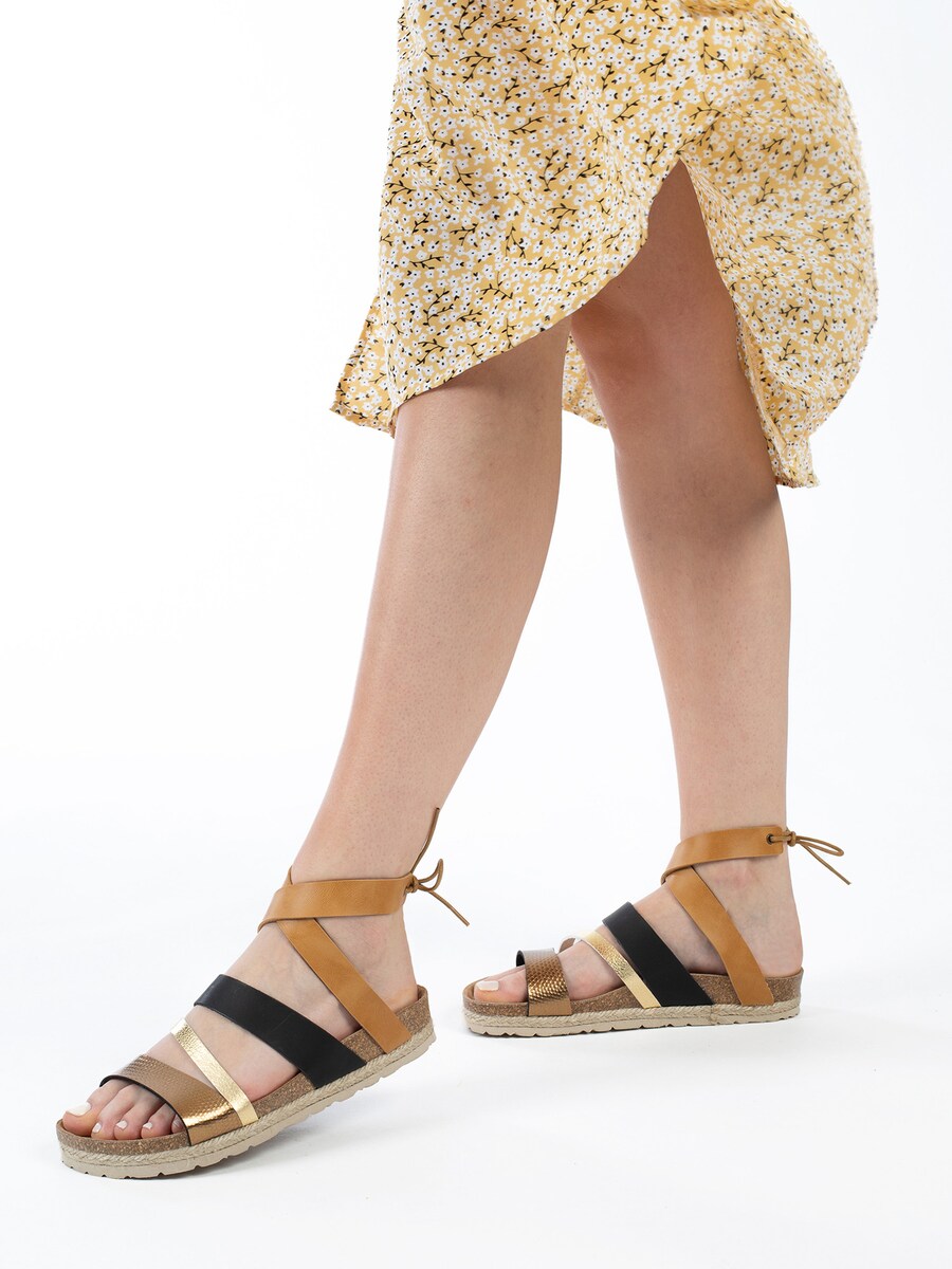 Сандалии с ремешками Bayton Strap Sandals Braltar, разноцветный — фото 2