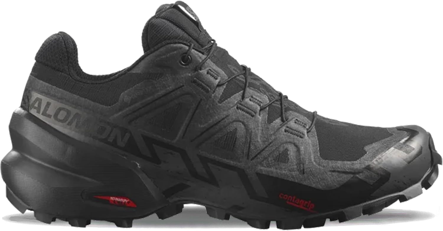 Женские кроссовки Salomon Speedcross 6 GTX, Black/Black/Phantom — фото 2