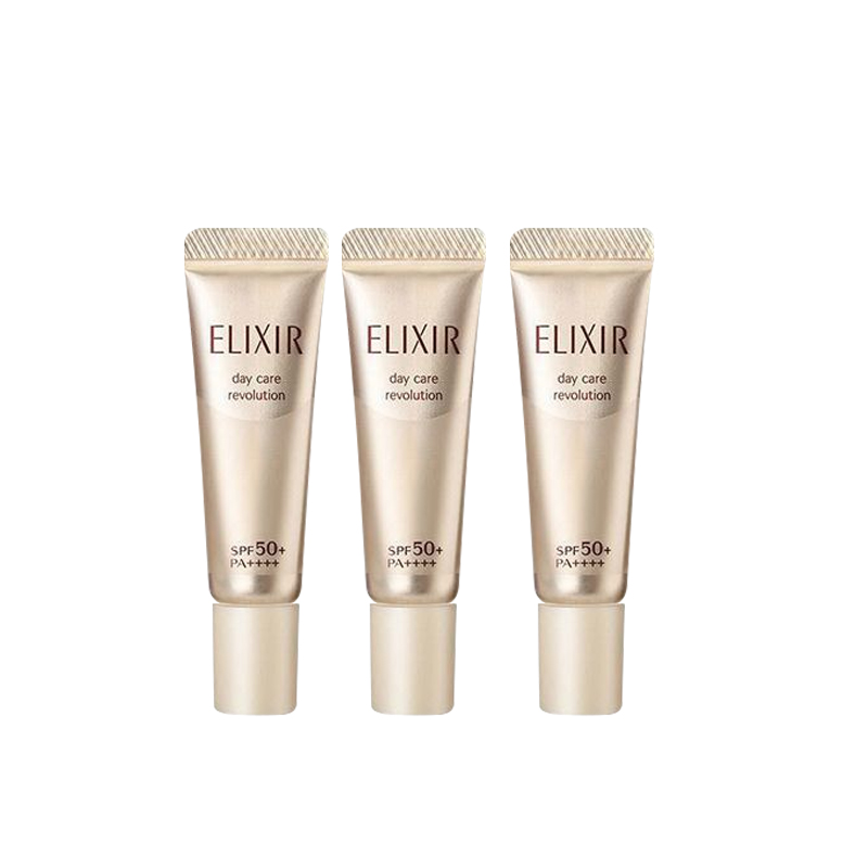 Набор дневной эмульсии Shiseido Elixir Day Care Revolution с SPF50, 5 мл х 7 — фото 4