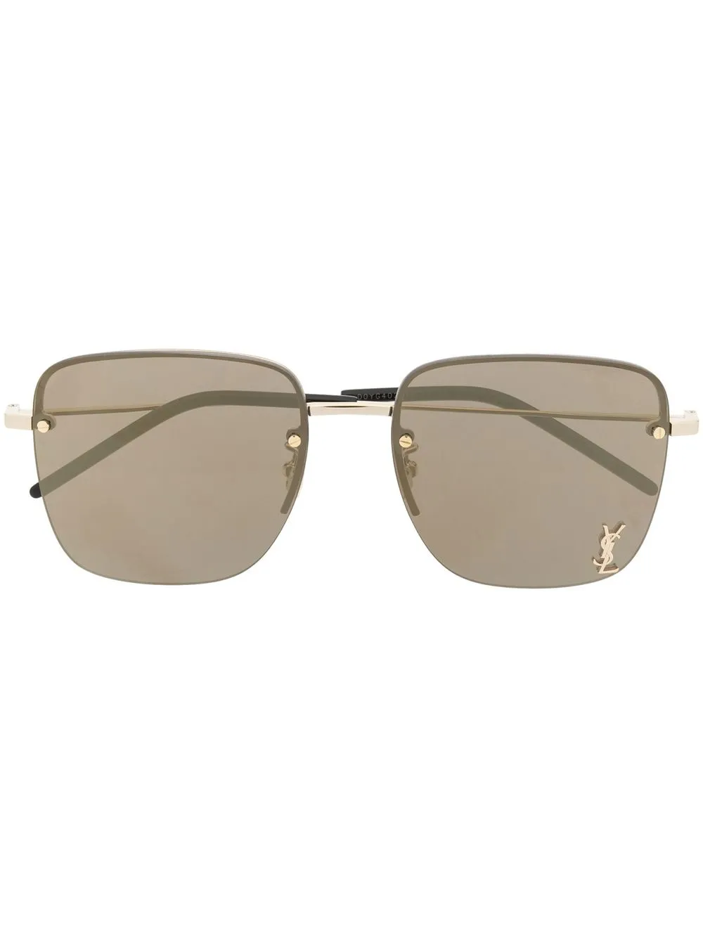 

Солнцезащитные очки Monogram SL312M Saint Laurent Eyewear, черный