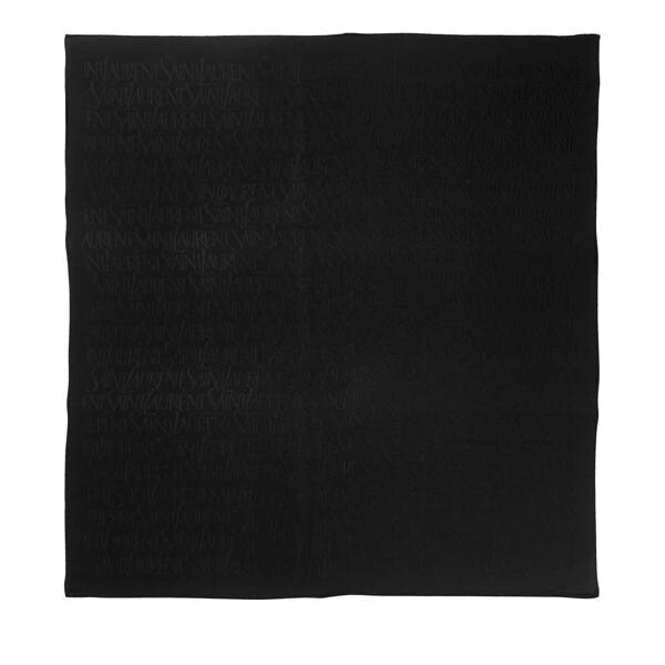 

Шарф carre ecritures schwarz Saint Laurent, черный