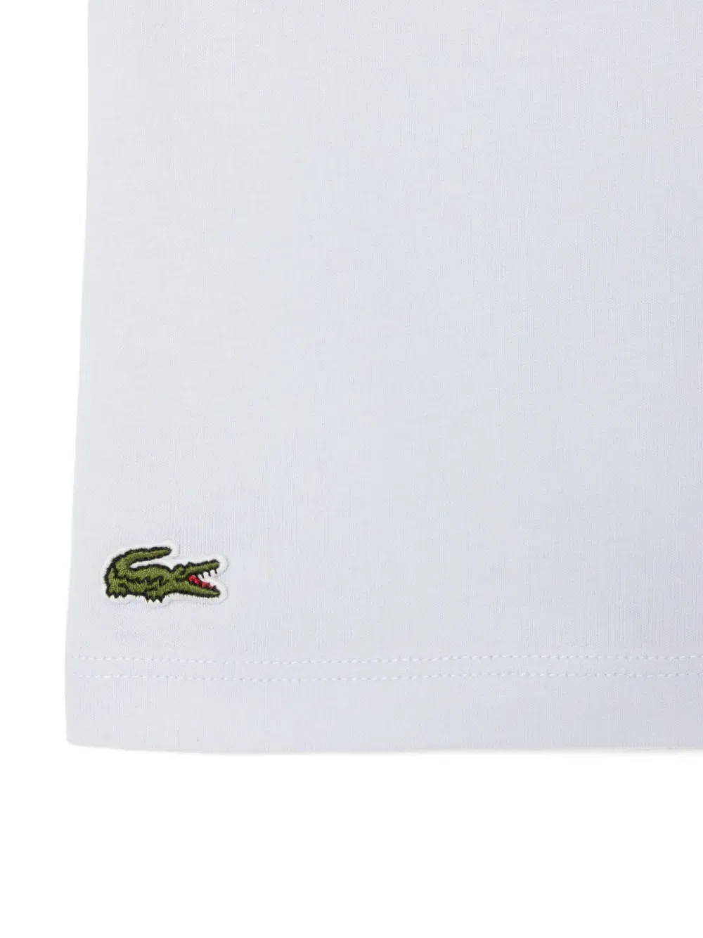 Футболка с круглым вырезом и графическим принтом Lacoste, белый — фото 2