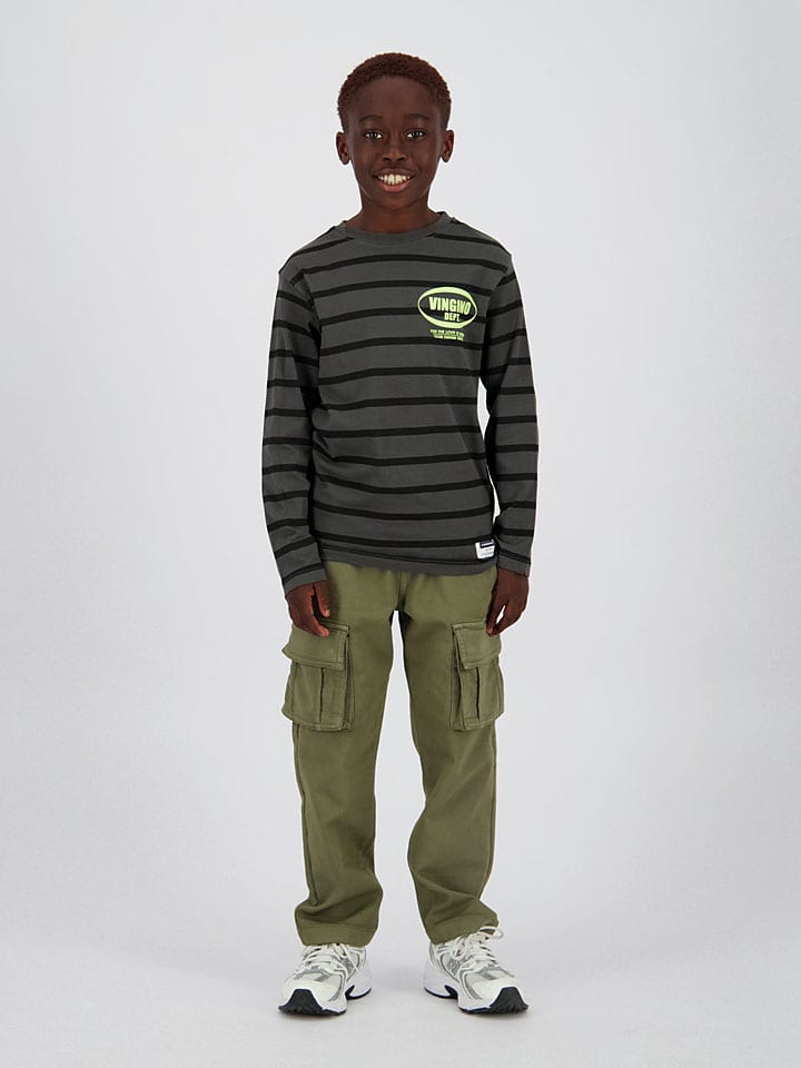 

Vingino Футболка с длинными рукавами антрацитового цвета