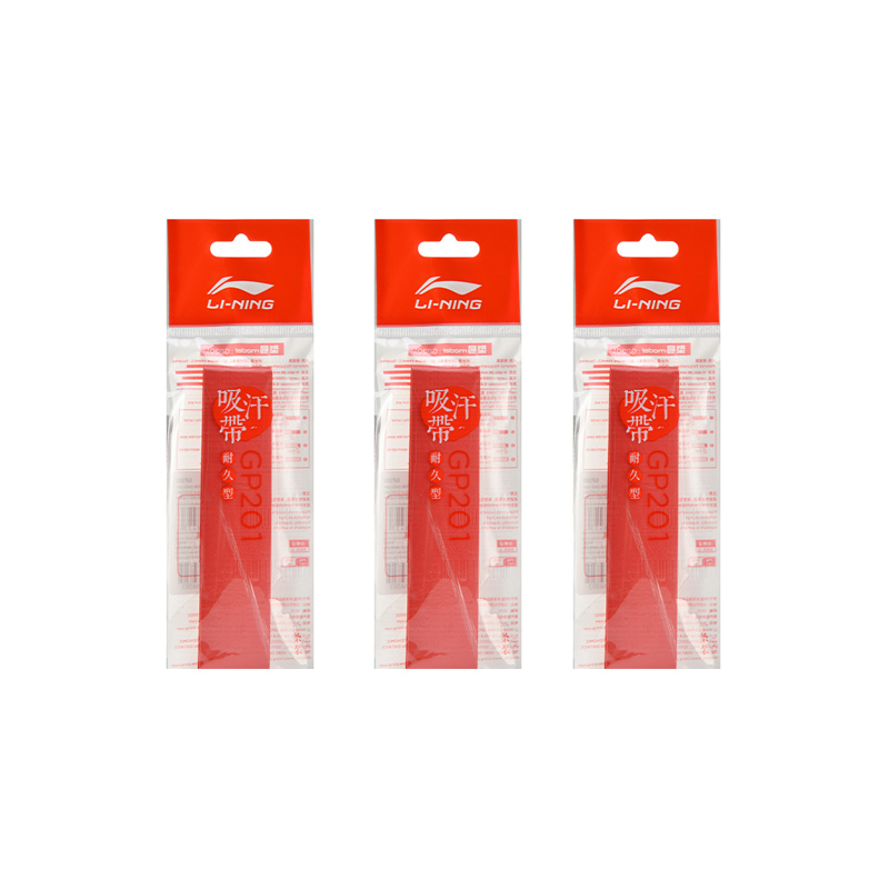 

Тонкие полиуретановые обмотки для ракетки бадминтона, унисекс LINING, красный