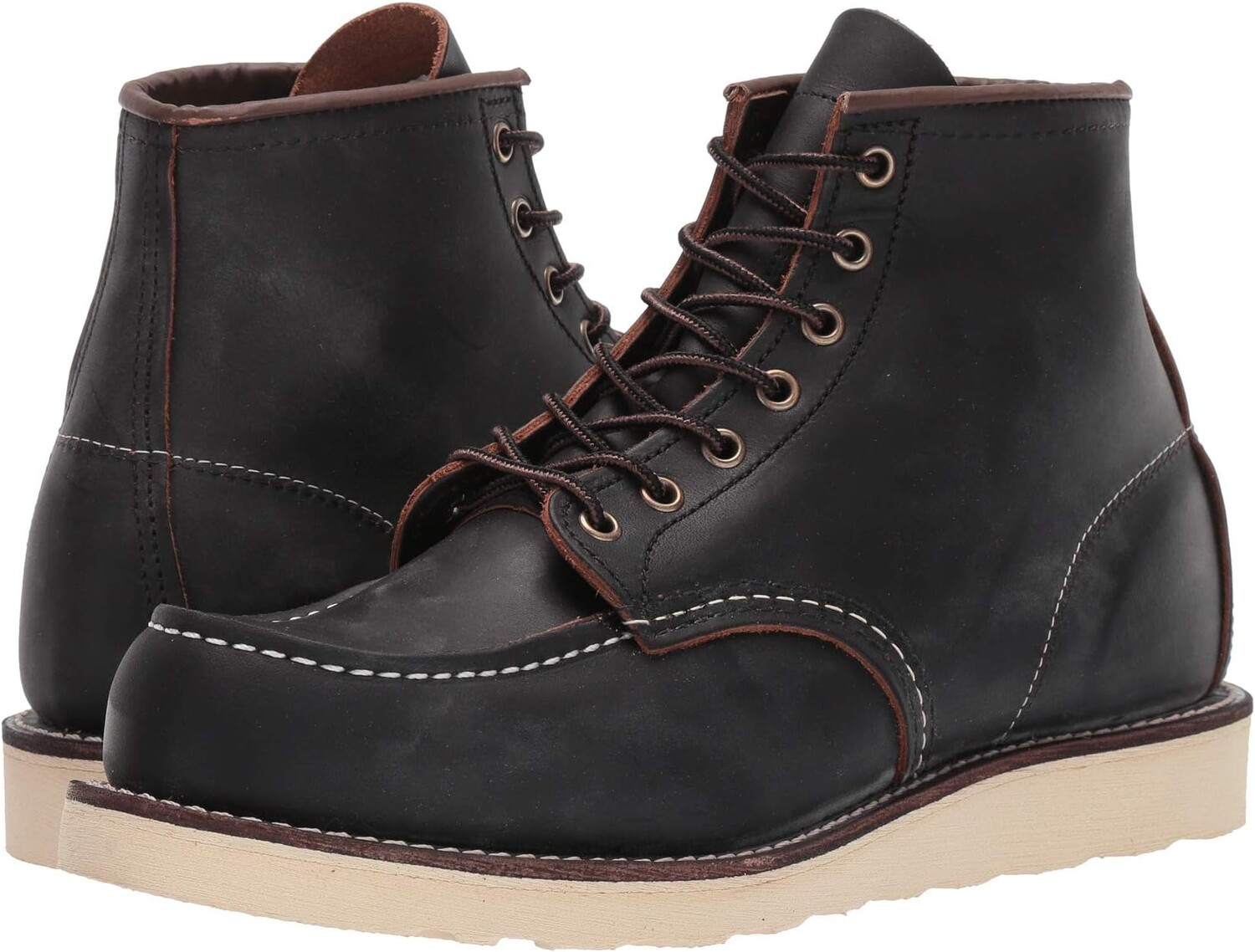 

Ботинки на шнуровке 6" Moc Toe Red Wing Heritage, цвет Black Prairie