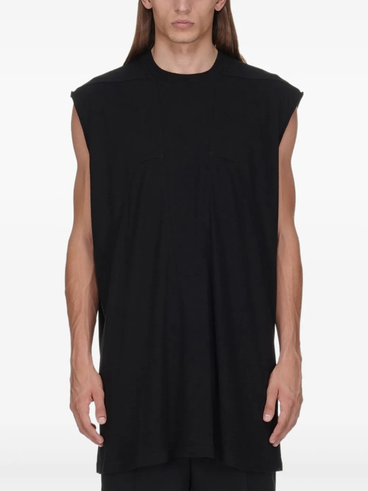 

Разорванная футболка Rick Owens, черный