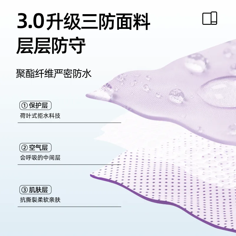 Детская повседневная спортивная толстовка Disney, [Thickened and Fleece-Lined]DiH Triangle Hook-and-Loop K Violet Blue+Solid Color Violet Blue+DiH Square Hook-and-Loop K Starry Sky — фото 4